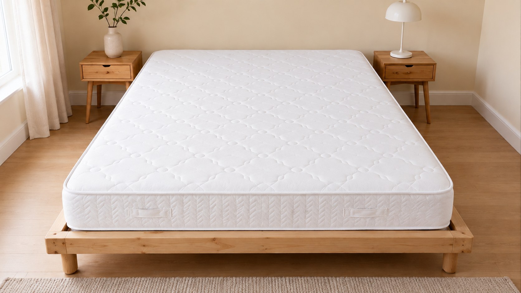 Matelas 2 places après nettoyage